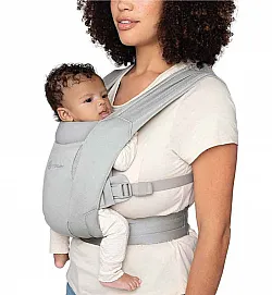 Ергономична раница Ergobaby Embrace - Soft air mesh - Soft grey