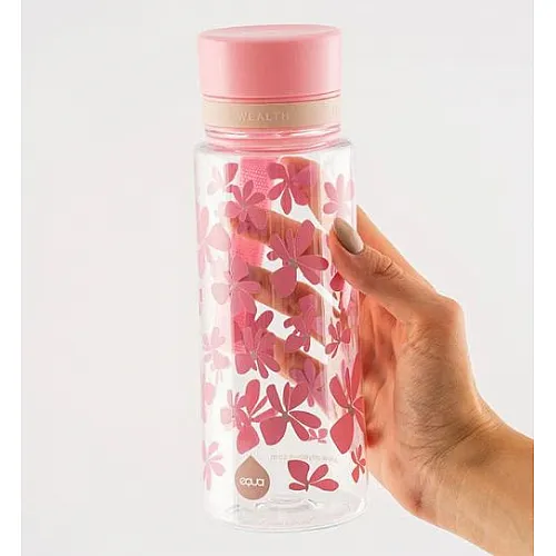 Бутилка EQUA BPA free - Мисли розово