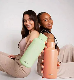 Стоманена бутилка EQUA Timeless Matcha