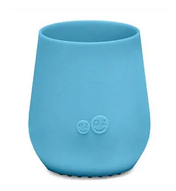 Ezpz Mini Cup oбучителна силиконова чаша 4+ месеца - синьо
