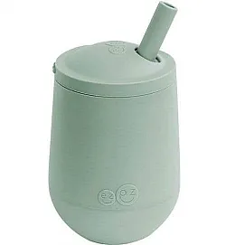 Ezpz Обучителна чаша със сламка 9+ месеца Mini Cup Sage Ezpz Обучителна чаша със сламка 9+ месеца Mini Cup Sage
