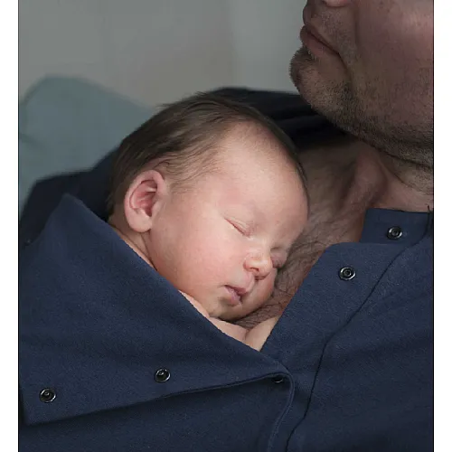 Тениска кенгуру грижа Fun2BeMum - тъмно син