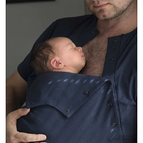 Тениска кенгуру грижа Fun2BeMum - тъмно син