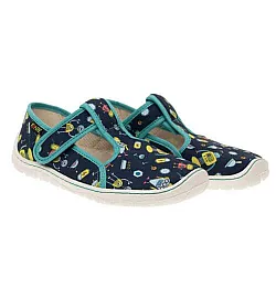 Fare Bare, боси обувки с велкро, космос