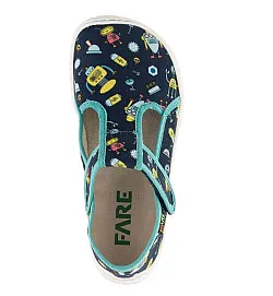 Fare Bare, боси обувки с велкро, космос
