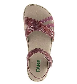 Боси сандали Fare Bare  Montesa Red