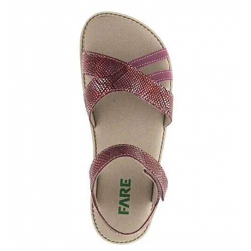 Боси сандали Fare Bare  Montesa Red