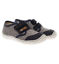 Fare Bare, боси леки обувки, сиво и синьо