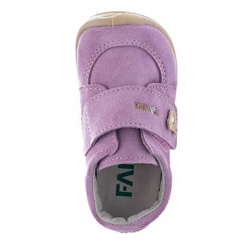 Fare Bare, детски боси обувки, лилаво мече