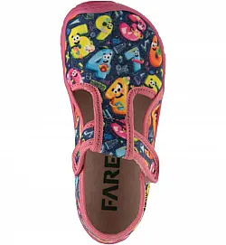 Fare Bare, боси леки обувки, числа/розово