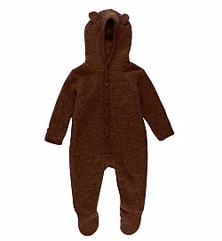 Fixoni Вълнен гащеризон - кафяво