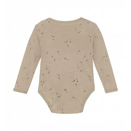 Fixoni боди - мериносова вълна и коприна Light Taupe