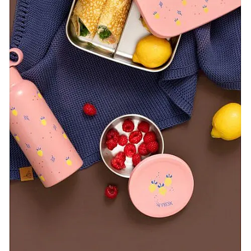 Fresk: Комплект от 2 кутии за храна със силиконов капак - Summer Fruit Fresk: Комплект от 2 кутии за храна със силиконов капак - Summer Fruit