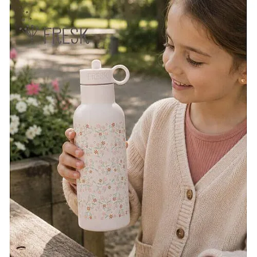 Fresk: 2 в 1 Бутилка и термос от неръждаема стомана, Garden Flowers 500ml Fresk: 2 в 1 Бутилка и термос от неръждаема стомана, Garden Flowers 500ml