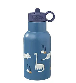 Fresk: 2 в 1 Бутилка и термос от неръждаема стомана  Дино 350мл