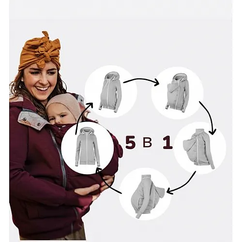 Плътен суитчър 4в1 Fun2BeMum Pola - череша