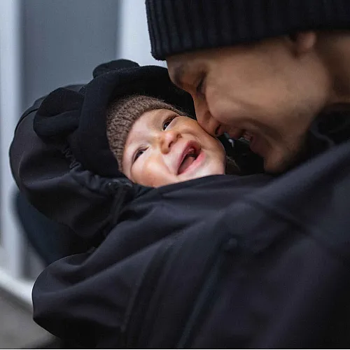 Софтшел за бащи Fun2BeMum Elbrus - черно