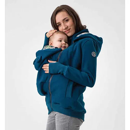 Плътен суитчър 4в1 Fun2BeMum Pola - петролно зелено