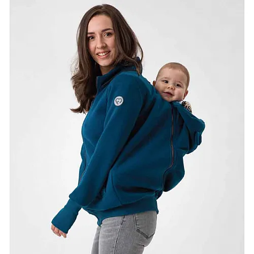 Плътен суитчър 4в1 Fun2BeMum Pola - петролно зелено