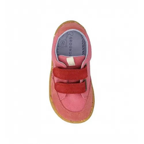 Детски боси обувки Groundies Amsterdam Kids - розово