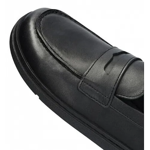  Боси обувки лоуфъри мокасини Groundies Brisbane черно