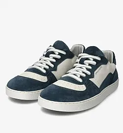 Боси обувки Groundies Nova Special - петрол / бяло