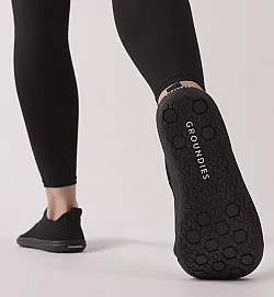  Боси обувки Groundies Active Knit - черно