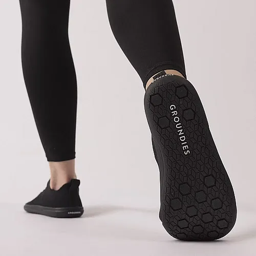  Боси обувки Groundies Active Knit - черно