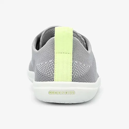  Боси обувки Groundies Active Knit - сиво и лайм