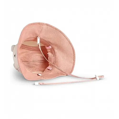 KiETLA: Кемпер шапка със защита UPF50+ - Pink Bear