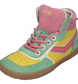 Боси обувки Koel Danish Nappa - жълто, nappa кожа