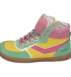 Боси обувки Koel Danish Nappa - жълто, nappa кожа