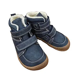 Детски боси боти Koel4kids Kasi Wool Jeans W с вълна