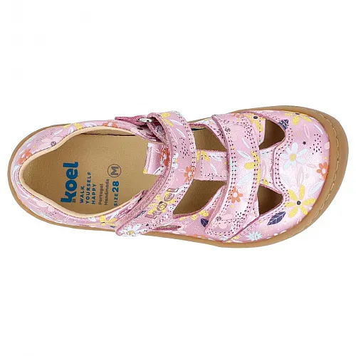 Детски боси сандали Koel  Deen Print Pink