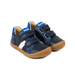 Детски боси обувки Koel Denis Suede 3.0 - тъмно синьо, кожа