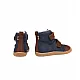 Детски боси боти Koel4kids Karo Tex Felt Navy-Brown, с вълна