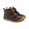 Детски боси боти Koel4kids Karo Tex Felt Navy-Brown, с вълна