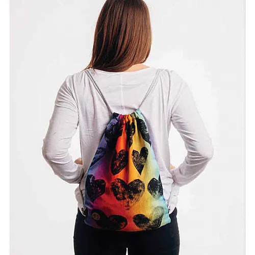 Мека раница Lenny Lamb Сърца/Дъга