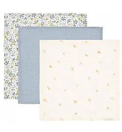 Little Dutch: Сет 3 Муселинови Кърпи за Лице Forest Friends