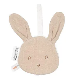 Little Dutch: Дуду - Муселинова кърпа за биберон "Зайче"