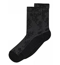 MP DENMARK чорапи Abigail вълна и коприна, черно