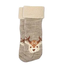 MP DENMARK детски вълнени чорапи мерино Ollie Socks, плюш еленче