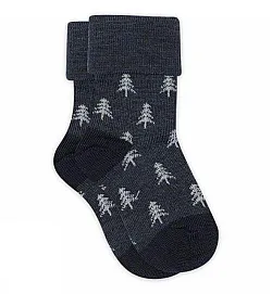 MP DENMARK мерино чорапи Hugo - тъмно син деним