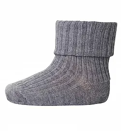 MP DENMARK тънки чорапи 3/4 - светло сиво, рипс