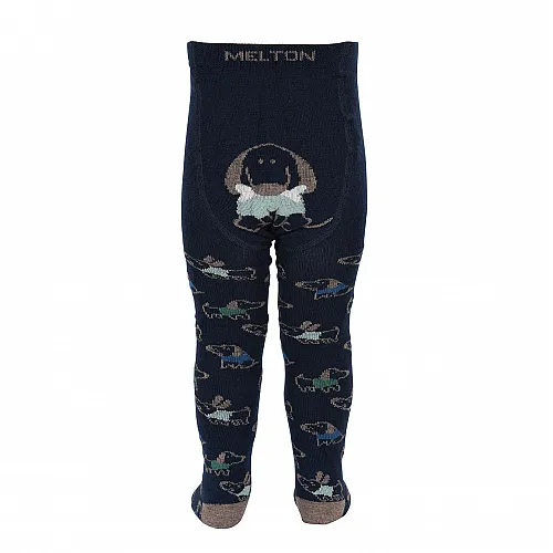 Melton детски мерино чорапогащник - кученца