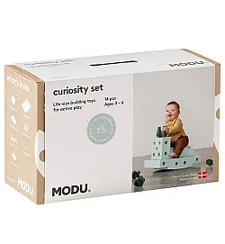 Modu комплект за игра Curiosity - Ocean Mint/Forest Green, 14 части