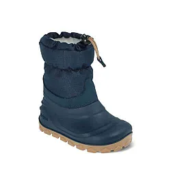 RAYVE Snowstorm – Детски зимни гумени barefoot ботуши - Dark Blue, с вълна