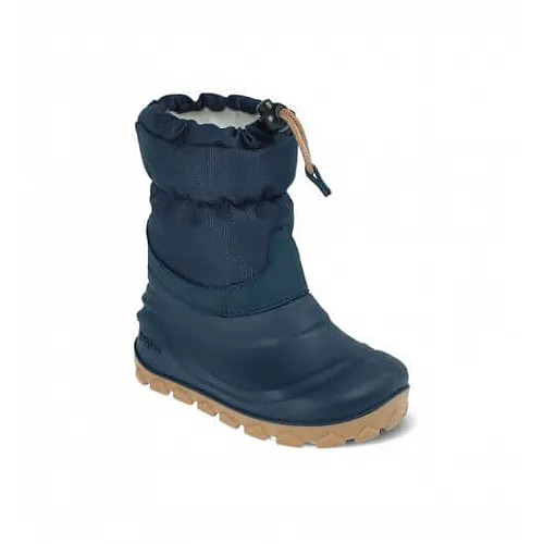RAYVE Snowstorm – Детски зимни гумени barefoot ботуши - Dark Blue, с вълна