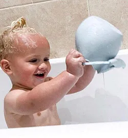 Scrunch Рециклируема силконова лейка Sage Green