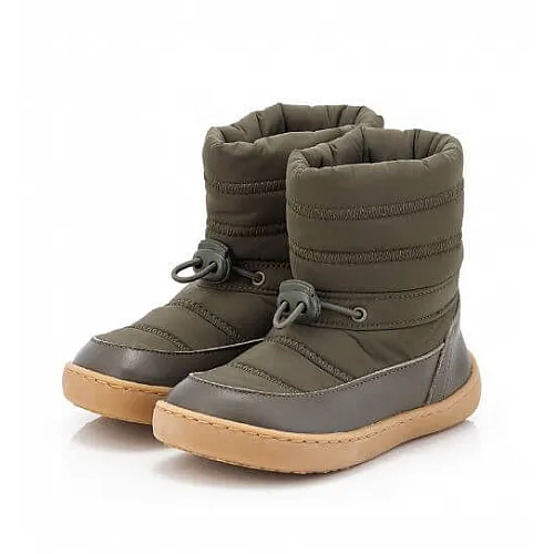 Shapen FROSTY Mini – Olive детски зимни боси ботуши Shapen FROSTY Mini – Olive детски зимни боси ботуши